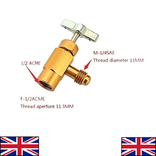 R134a bottle opener - 1/4",