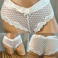 VINTAGE BY VICTORIAS SECRET CHEEKY CULOTTE COQUINE PANTIES sz L