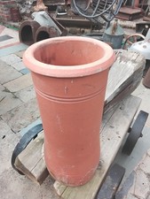 2' Tall Chimney Pot, Heavy And Solid 12" Bottom 10.5" Top