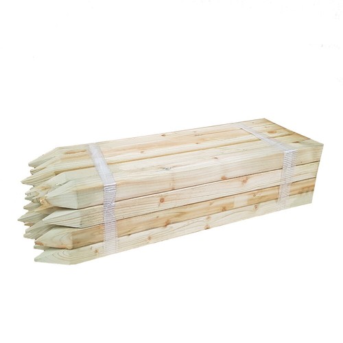 Wooden posts planed pointed - posts, &