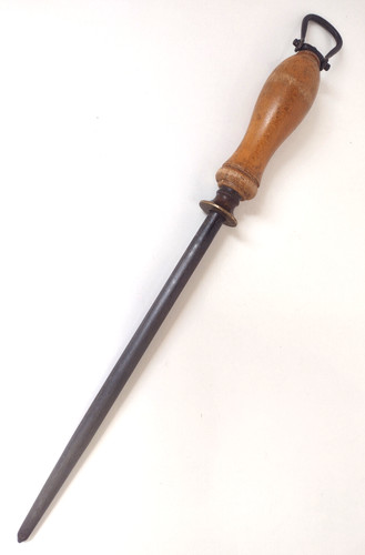 Vintage butchers sharpening - butchers,