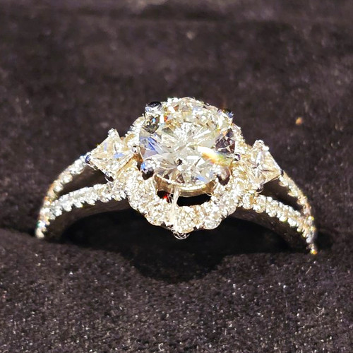 18ct white gold diamond - 18ct,
