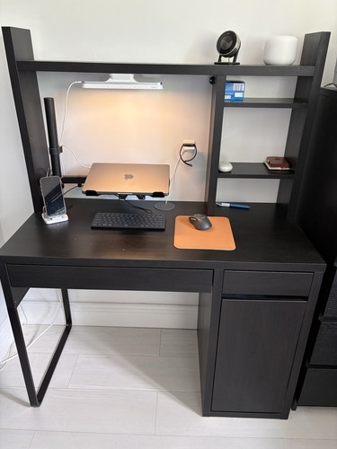 Ikea micke desk black - micke, 105x50