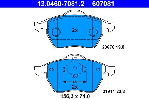 Fits ate 0460 - 2x,