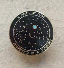 Carl Sagan Metal Enamel Pin