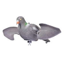 2x Air Pro Flocked Spinning Wing Pigeon Decoys Rotary Magnet Bouncer Shooting