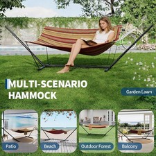Outdoor Double Hammock & Stand