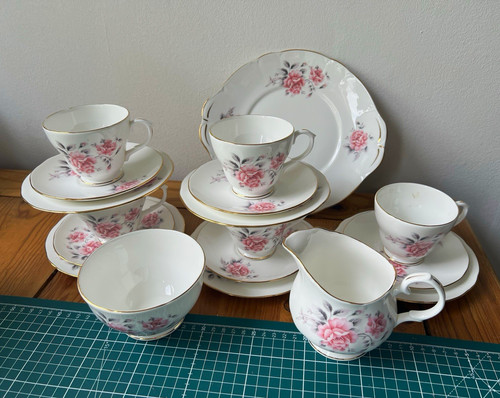 Duchess bone china floral - china,