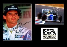 A4 Size Signed Ayrton Senna