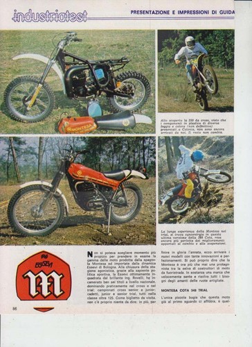 Advertising moto montesa cota - montesa,