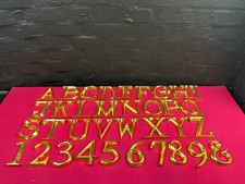 POSH GRAFFITI Decorative Gold Wooden Letters and Number 12 cm Multi Listing