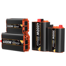 2000W - 6000W Peak Pure Sine Wave Power Inverter 12V to 240V Converter Remote