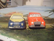 TWO Vintage GLAM TOY CARS