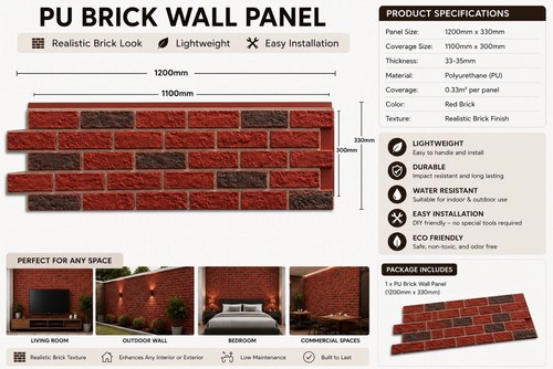 Brick effect wall - brick,