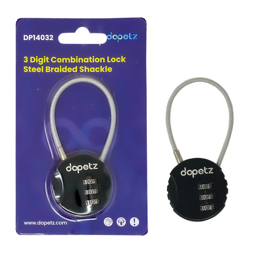 1pc combination lock digit - combination, 3-digit