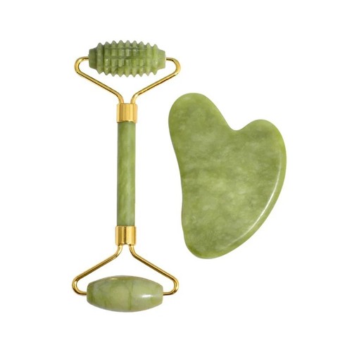 2pcs jade roller gua sha - 2pcs, set