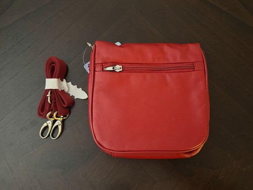 Red travelon leather - red,