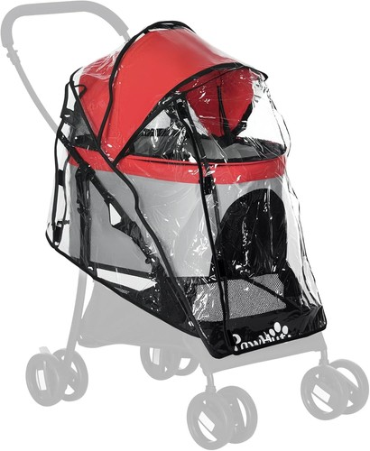 Pawhut dog pram rain - pawhut,