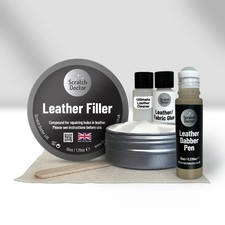 Compact Leather Repair Kit for small repairs, cracks, rips, tears and holes.