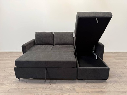 Reagan charcoal fabric - charcoal,
