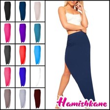 Womens Side Split Maxi Skirt