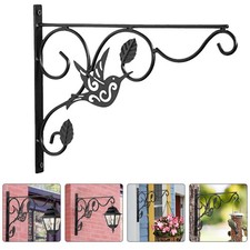  2 Pcs Wall Hanging Planter Brackets Pot Hanger Mounted Flower Basket Hook