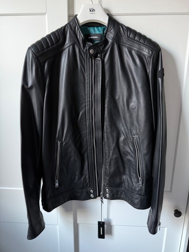 Diesel men black leather - diesel, men's