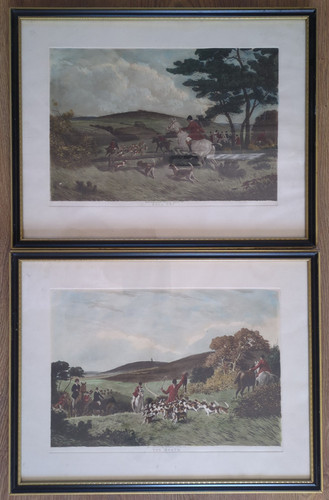 1860 framed fox - 2x, hunting