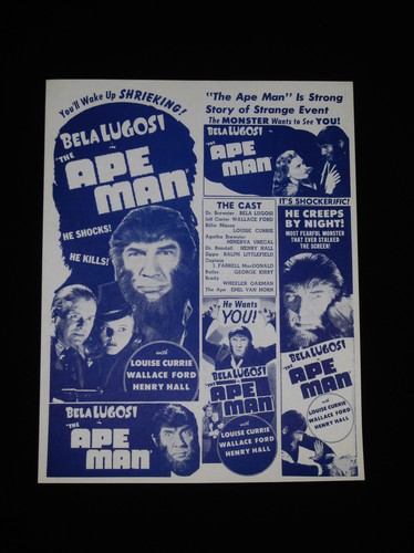 The ape man - 1943, bela