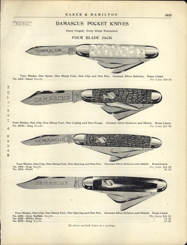 1910s paper damascus four - 1910s,