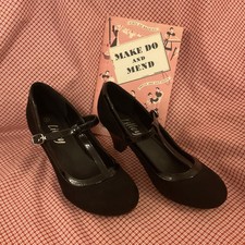 1940s Style Mary Jane T Bar