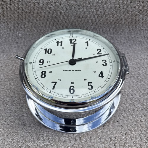 Vintage ships clock chrome - ships,