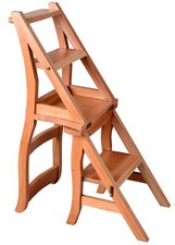 Library Chair Solid Wood Step