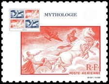 MYTHOLOGY AIRMAIL STAMP FRANCE 2025 PRESALE POSTER SHEETLET BLOCK