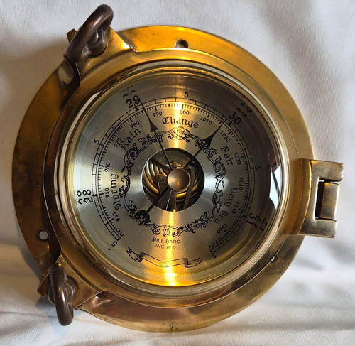 Brass ship porthole - brass,