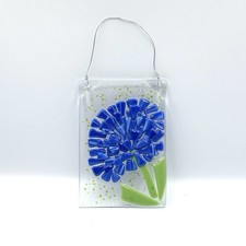 Handmade Fused Glass Blue