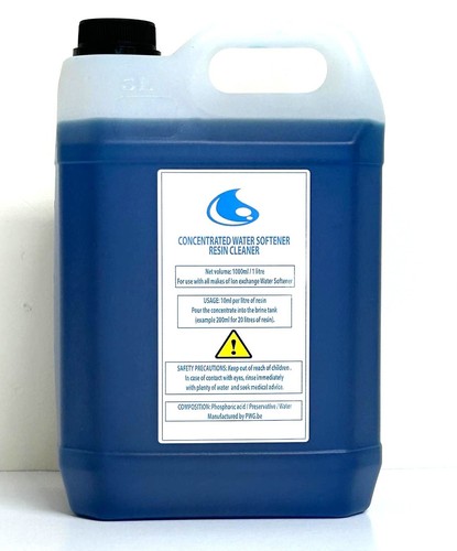 Water softener resin - softener, cleaner