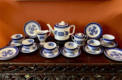 Full spode fitzhugh blue - fitzhugh, &