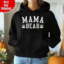 Mama Bear Hoodie Bear Paws