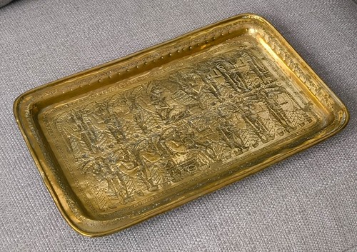 Vintage ornate solid brass - vintage,