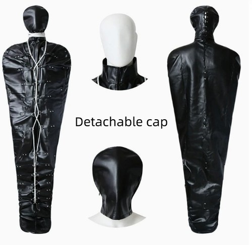 Bdsm leather bondage sleep - leather,