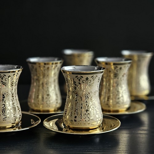 Turkish tea glass set - tea,
