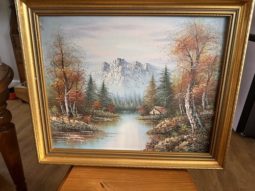Vintage original oil painting - original,