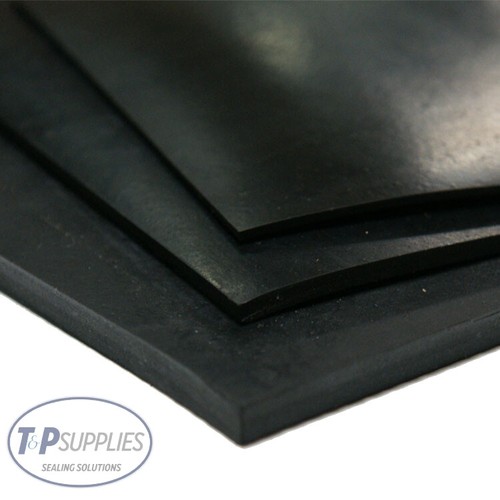 Solid black neoprene rubber - solid,