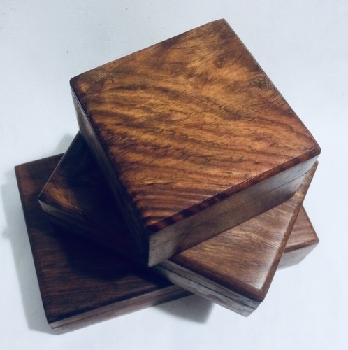 Memorial wooden box - wooden, casket