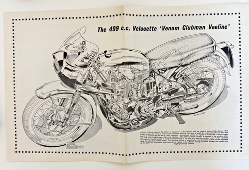 1960s 499cc velocette venom - velocette,