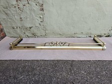 Brass Extendable Decorative Fire Fender Original Condition