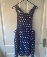 Girls Next navy blue pinafore