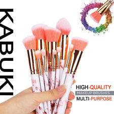 10 Pcs Kabuki Make up Brushes