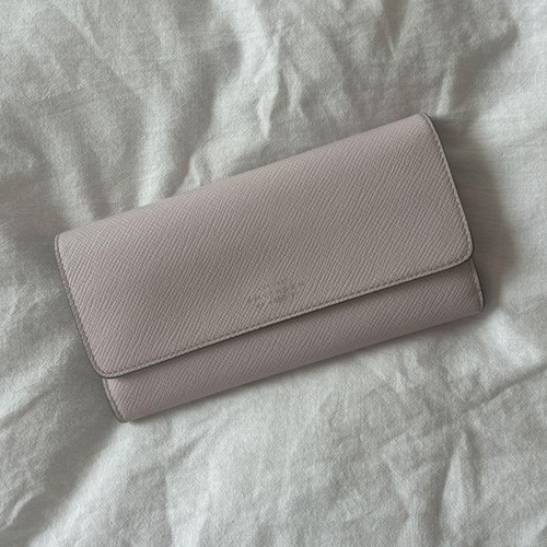 Smythson long wallet pale - smythson,